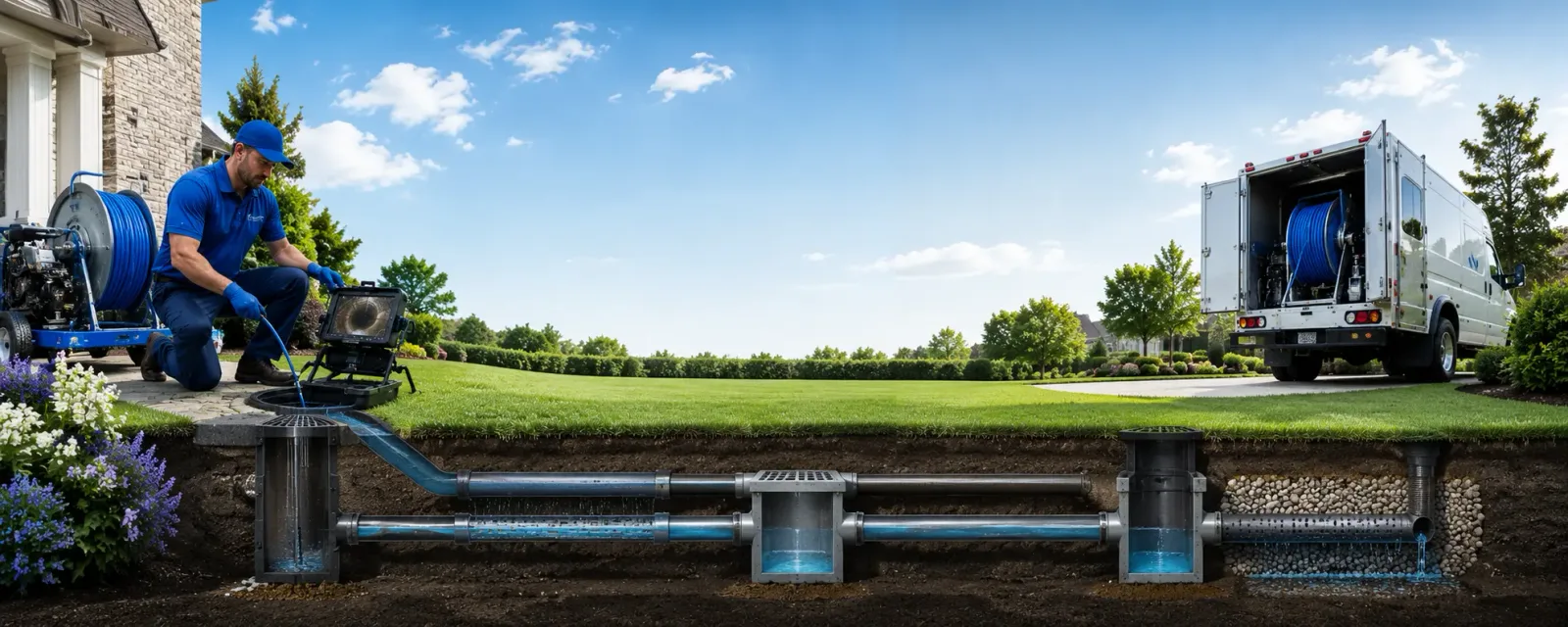 Outdoor drain cleaning information for Sproul, PA